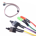 Durable HDD LED Light PC Desktop Power on Switch Cable Reset Computer Cables Connectors. 