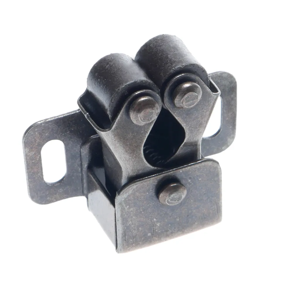 Double Roller Catch Latches - 10 Pack Gold Ball Catches For Cabinet Doors