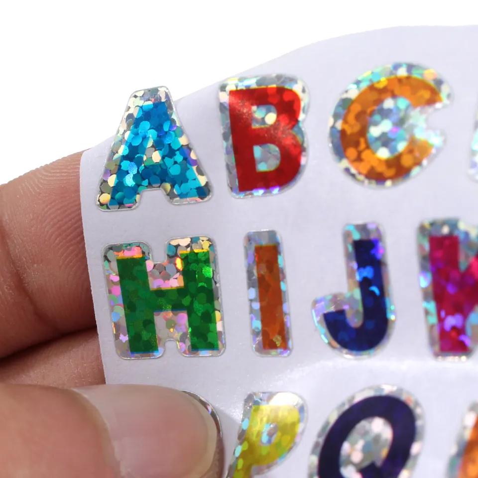 Sticker By Number Kids Dizdkizd Letter Stickers, Vinyl Alphabet Number ...