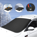 Large 4 Seasons Car Snow Shield Magnetic 170x118cm Windscreen Cover Anti-frost Sun Protection Thickened Half Car Cover. 
