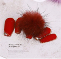 1pc Hot Magnetic Fur Ball Cute Nail Pom Fluffy Plush Ball Detachable 3D Soft Pom. 