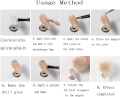 1pc Hot Magnetic Fur Ball Cute Nail Pom Fluffy Plush Ball Detachable 3D Soft Pom. 