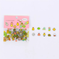 80PCS Home PVC Stationery Stickers Cute Multi-color Hand Tent Diy Decorative Stickers Good Toughness Durable Japanese Cartoon Sticker Bag. 