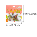 80PCS Home PVC Stationery Stickers Cute Multi-color Hand Tent Diy Decorative Stickers Good Toughness Durable Japanese Cartoon Sticker Bag. 