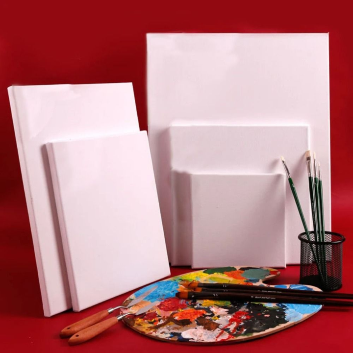 Picture Frame Blank Oil Canvas Cotton Rectangle Painting Board Thicken Multi Size Drawing Board Painter