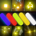 200Pcs Multifunction Waterproof Safety Warning Reflective Stickers Strip Anti-collision Self-adhesive Car Bumper Reflective Sticker Creative Smooth Night Reflection Warning Label Outdoor. 