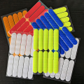 200Pcs Multifunction Waterproof Safety Warning Reflective Stickers Strip Anti-collision Self-adhesive Car Bumper Reflective Sticker Creative Smooth Night Reflection Warning Label Outdoor. 