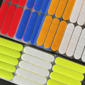 200Pcs Multifunction Waterproof Safety Warning Reflective Stickers Strip Anti-collision Self-adhesive Car Bumper Reflective Sticker Creative Smooth Night Reflection Warning Label Outdoor. 