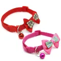Cute With Bells Pendant Pet Clothing Accessoreis Pet Decorative Safety Buckle For Small Dogs Cats Puppy Kitten Pet Collar Dog Necklace Dog Leash Pet Supplies. 