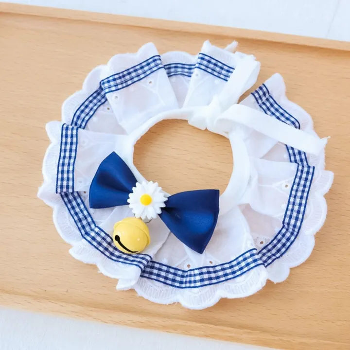 Cute Lovely Neck Decorative Puppy Scarf Christmas New Year Pet Collar Kitten Bibs Cat Necklace Decor Cat Accessories