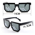 Spoof Funny Toys Polygonal Photo Props Mosaic Glasses Thug Life Sunglasses Pixel Glasses. 
