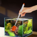 Fish Accessories Long Handle Fish Cleaning Brush Nylon Algae Scraper Aquarium Cleaning Tool Double-sided Algae Removal Cleaners Tool Fish. 