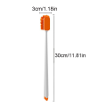 Fish Accessories Long Handle Fish Cleaning Brush Nylon Algae Scraper Aquarium Cleaning Tool Double-sided Algae Removal Cleaners Tool Fish. 