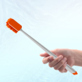 Fish Accessories Long Handle Fish Cleaning Brush Nylon Algae Scraper Aquarium Cleaning Tool Double-sided Algae Removal Cleaners Tool Fish. 