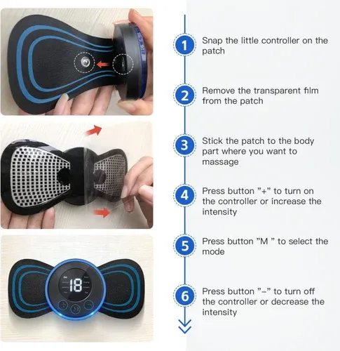 Butterfly Body Massager Mini EMS Massager EMS Body Massager