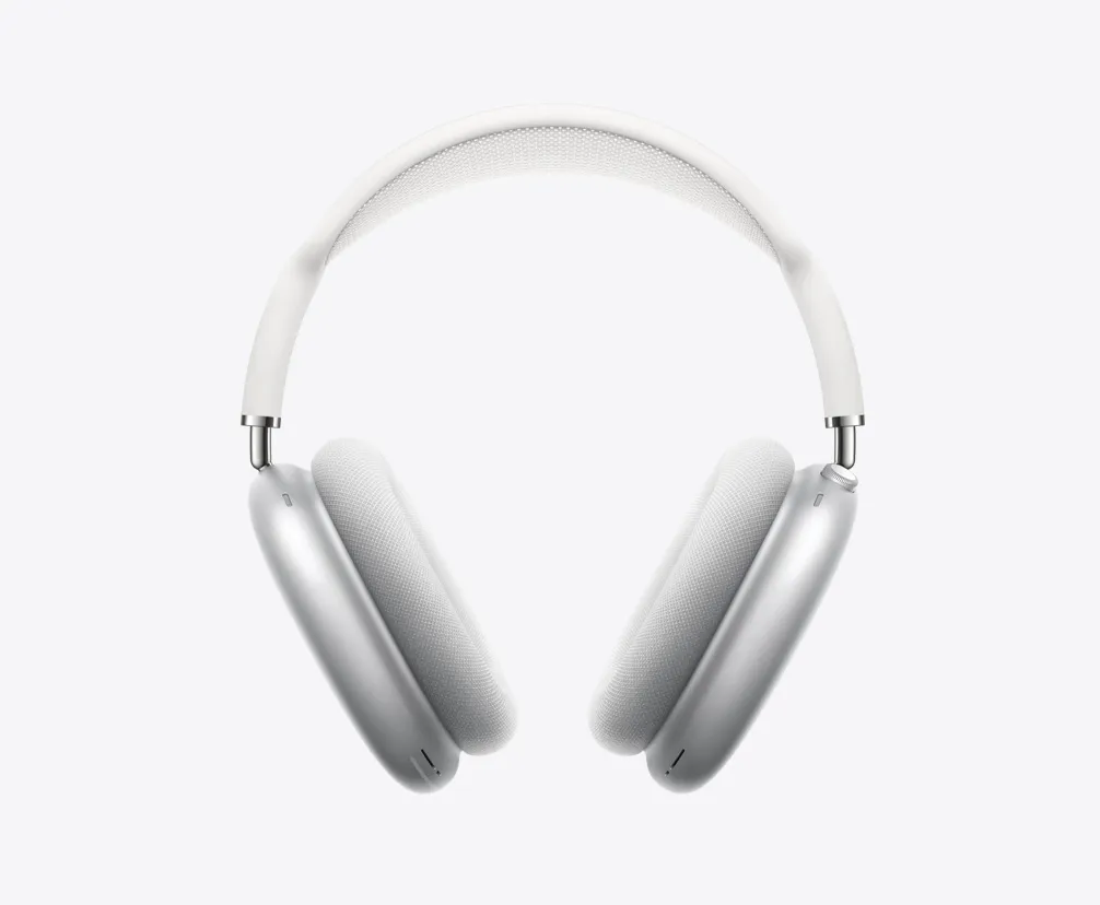 Image shows AirPods Max in Silver