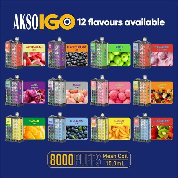 AKSO IGO 8000 PUFFS DISPOSABLE