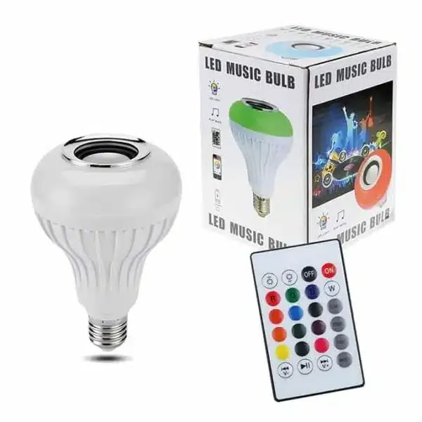 Bluetooth Speaker Bulb With Remote Control Light Price In Bangladesh |  Zymak BD