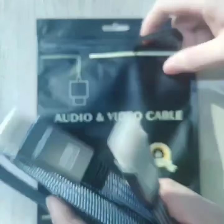 8K HDMI Flat Cable 48Gbps High Speed 8K60 4K120 144Hz Braided HDMI 2.1 Cord 3D EARC HDCP 2.2&2.3 Compatible with Roku TV/PS5