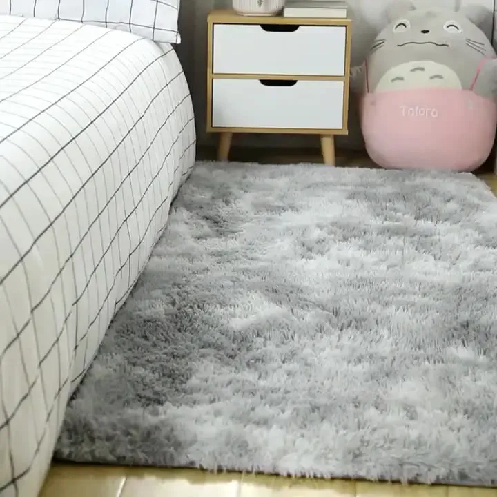 Fluffy Carpet Living Room Plush Lounge Rug in The Bedroom Floor Mat Soft Velvet Carpets For Children Kids Decoration 