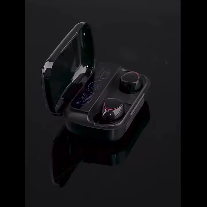 F2 TWS M10 Bluetooth 5.1 Wireless Ear-bud with Charging Box, 3500mAh, Waterproof Sports Headphones, Stereo Headset with Built-in Microphone, New