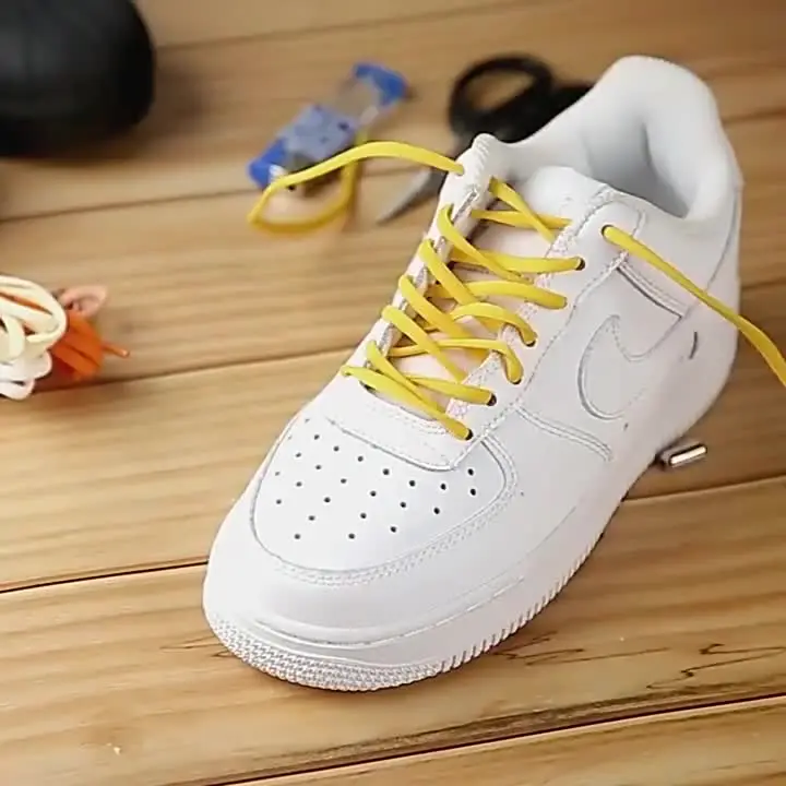 Semicircle No Tie Shoelaces Elastic Shoe laces Sneakers shoelace Metal Lock Lazy Laces for Kids and Adult One size fits all shoe