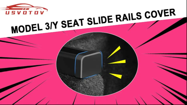 USVOTOV For 2025 2026 Tesla Model 3 Y YL Juniper Center Console Organizer Storage Box Tray Seat Rail Cover Protector Accessories