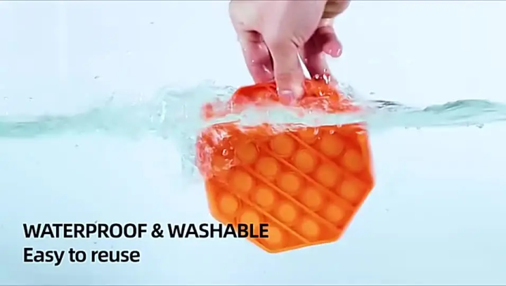 Rainbow Pop Push Bubblle Fidget Anti Stress Relief Toys for Adult Children Special Needs Sensory Toys Interactive Toys for Kids