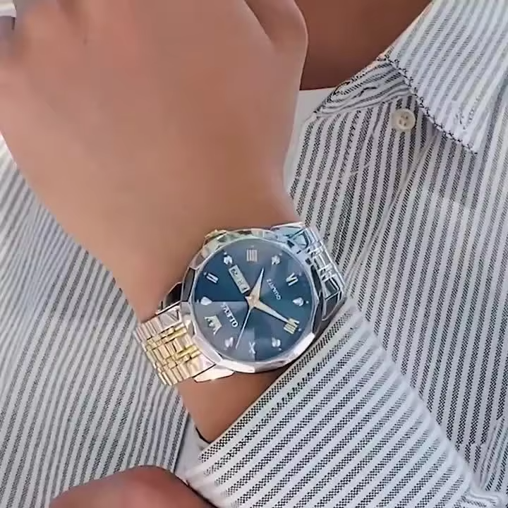 OLE_VS 9931 Watches Diamond Business Dress Analog Quartz Stainless Steel Date Luxury Casual Fashion Wrist Watch For Men