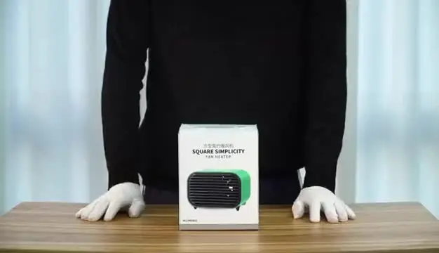Desktop Electric Heater 600W Fast Heating Constant Temperature Wide-angle Warm Supply Low Noise Mini Home