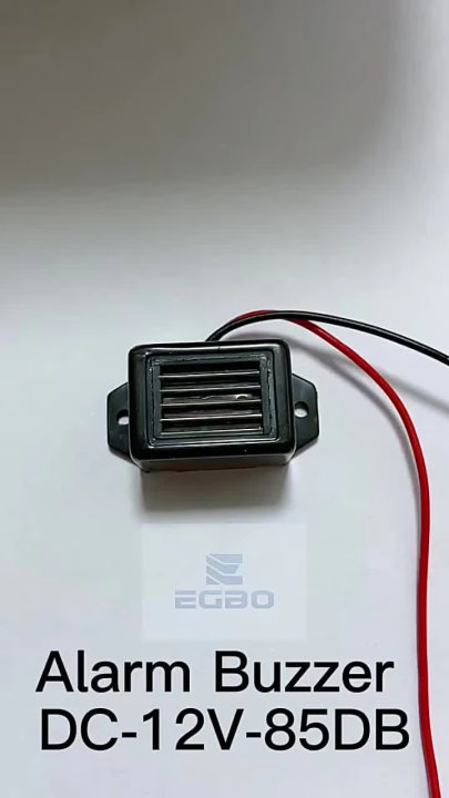5PCS EGBO Alarm Buzzer DC 12V 85dB Mini Electronic Alarm Buzzers Constant Tone