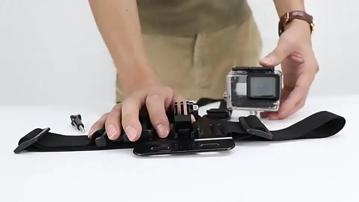 Chest Strap Mount with Jhook for Action Camera and Phone- GoPro (HERO11,Mini,10,9, 8/7/6/5/4/3+/3/2, MAX, Session, Fusion) DJI Osmo Action, Insta360 chest mount mobile holder,