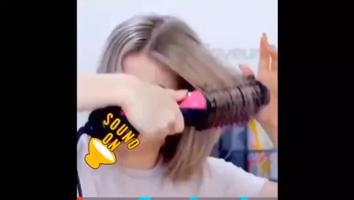 Hair One Step Hot Air Brush 3-in-1 – Hair Dryer, Volumizer & Straightener with Negative Ion Technology, Professional Blow Dryer Brush for All Hair Types