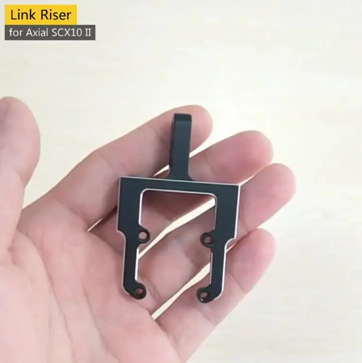 Aluminum SCX10 II Link Riser for AR44 Axle 1/10 RC Crawler Rig Axial SCX10-ii 90046 90047 Anti Squat Comp Builds LCG Chassis DIY
