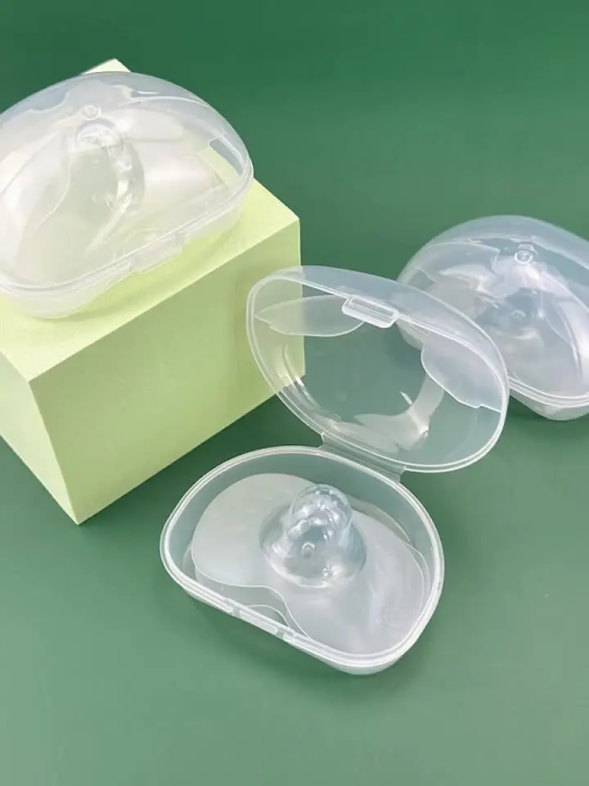 2 Pack Anti-bite Breastfeeding Mother Nipple Feeding Shield Butterfly Silicone Shields Protectors Soft Nipple Cover