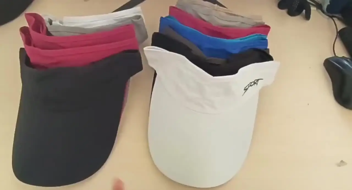Summer Sun Hats UV Protection Top Empty Adjustable Visor Cap Sports Tennis Golf Running Sunscreen Baseball Cap