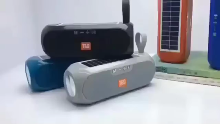 Solar Radio FM Outdoor Portable Wireless Bluetooth Speaker Music Sound Box Subwoofer Bass Aux PC TV Computer TV Hifi Stereo Mp3