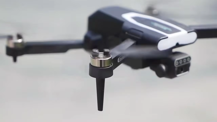 Brushless Motor Drone With 4K Dual Camera, Optical Flow Dual Camera, Remote Control 2.4g Wifi Fpv Rc Drone Headless Mode Follow Shot Altitude Hold Obstacle Avoidance Adult (Black)