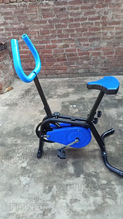 JD Fitness Premium Exercise Cycle Machine For Home Gym Heavy Duty Stationary Workout Bike With And Adjustable Resistance