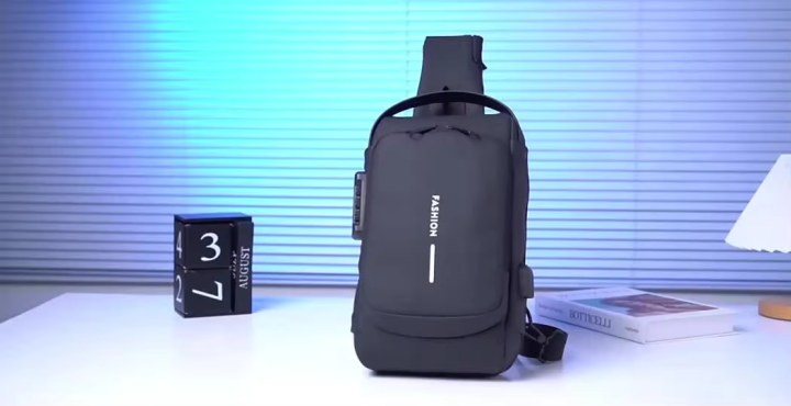 BAGSTREET Laptop Bag for Men & Women – All-Season Water-Resistant Polyester Modern Business Travel Backpack with USB Port – 15.6 Inch