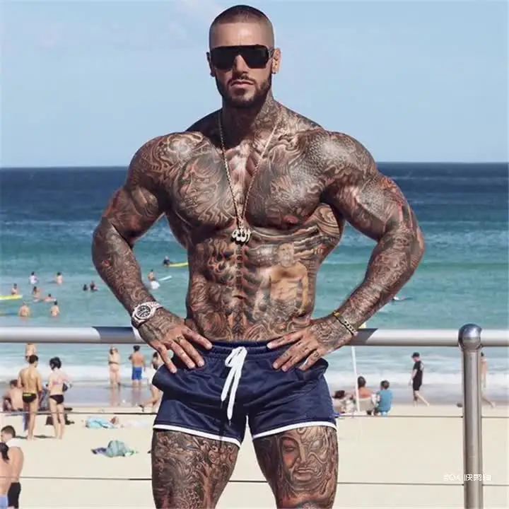2025 Running Shorts Men fashion Joggers Shorts Summer quick-dry sports shorts Mesh Breathable Shorts Gym Man Beach Short Pants