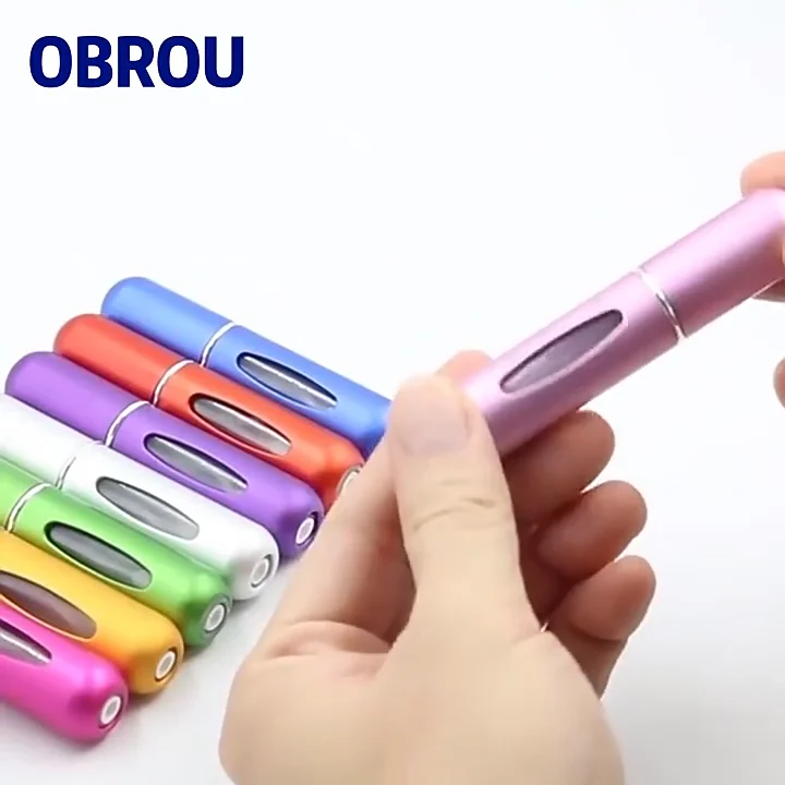 Mini Refillable Perfume Bottle Portable Atomizer Spray Travel Makeup Accessories 5 ML