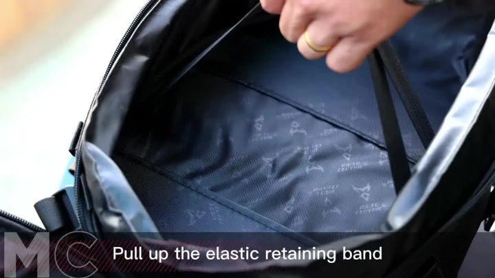MOTOCENTRIC 100% Waterproof Motorcycle Helmet Bag 37L High Capacity Multi-functional Shoulder Waist Leg Luggage Moto Equipment