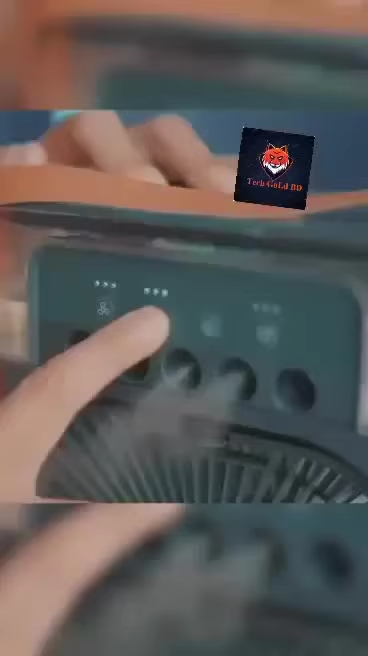 Air Cooler Fan 3 in 1 Mini Portable Fan Humidifier with 7 Colors LED Light Air Cooler 600ml Water Tank Air Cooling FanThis is NOT a rechargeable fan