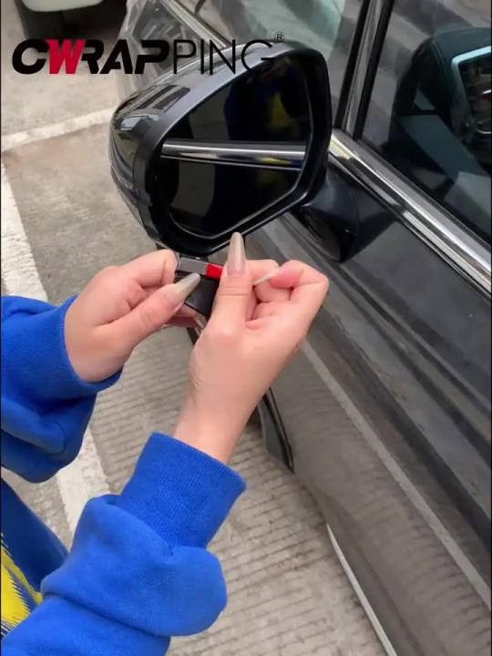 2PCS Car Rearview Mirror Rain Eyebrow Carbon Fiber Sun Visor Shade Cover Protector Clear Vision for Rain Car Mirror Accessories