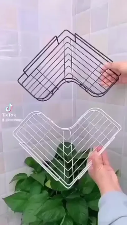 Bathroom Shelf Shower Organizer Triangle Cosmetic Storage Rack Kitchen Toilet Conbo-NR Mart-2024