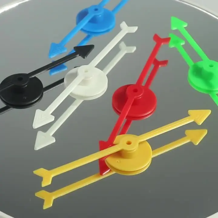 6pcs Plastic Arrow Pointer for Party DIY Board Game School Classroom Home Using Board Spinner