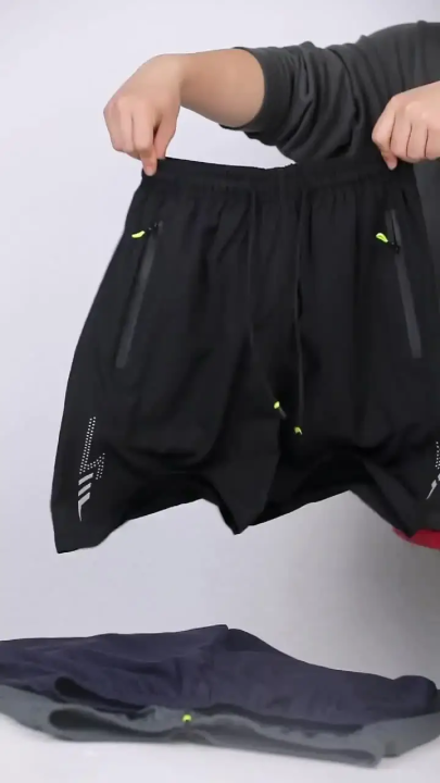 New Summer Gym Fitness Shorts Men Sports Training Running Jogging Casual Men's Shorts Quick Dry Elastic Workout Short Pants Man