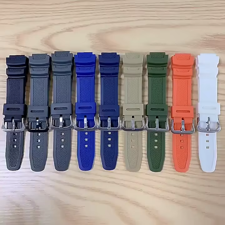 Inexpensive Elegance Silicone 18 mm Watch Strap Replacement AL-20008_K0016508 main image 0