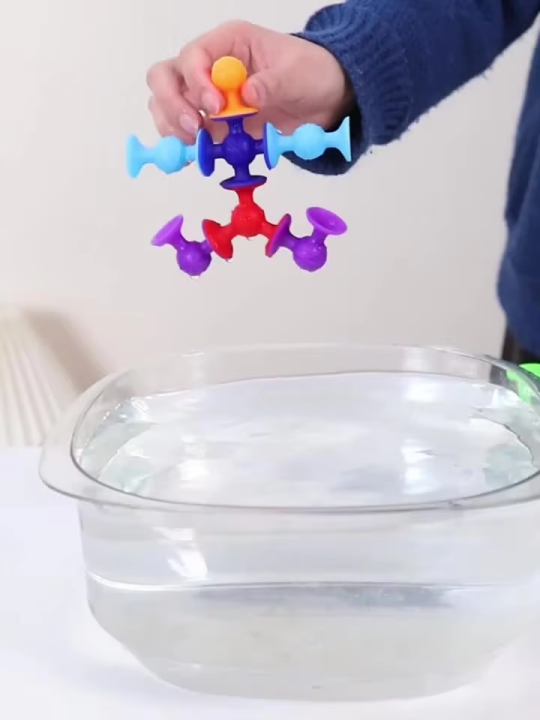 Suction Cup Building Blocks Soft Throw Set for Kids A Fun Parent Child Interactive Game Educational Construction Toys
